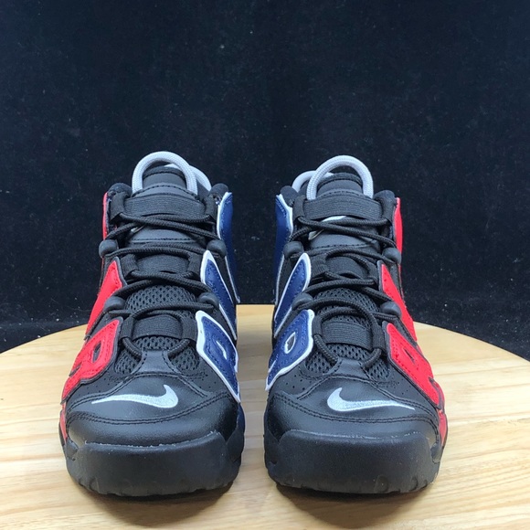 Nike Air More Uptempo 96 (GS) Shoes DM0017-001 Black/Red/Blue multiple sizes - Picture 3 of 9